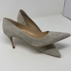 DEIMILLE all leather court shoes 3-inch slim heel